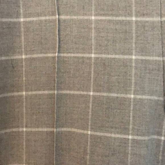 Cartonnier/ Anthropologie Gray Windowpane Pants - Picture 2 of 5